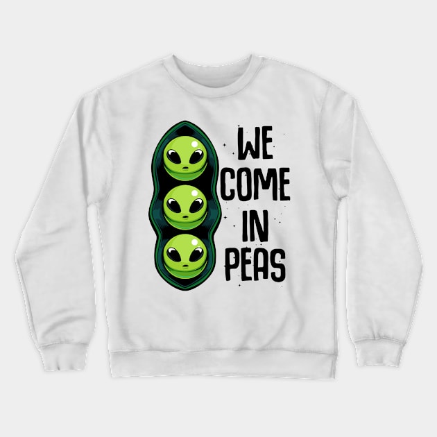 Vegan Peas Crewneck Sweatshirt by Lumio Gifts